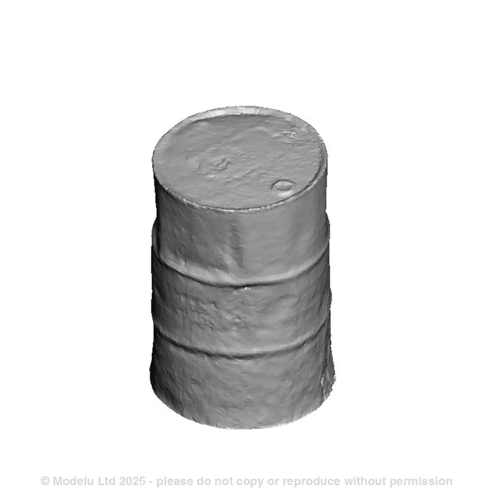 A pack of 10 battered oil drums