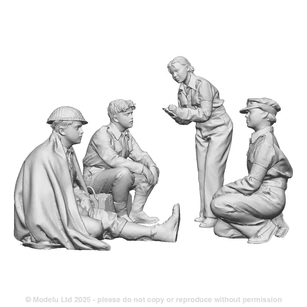 RAF Flying Nightingales with wounded