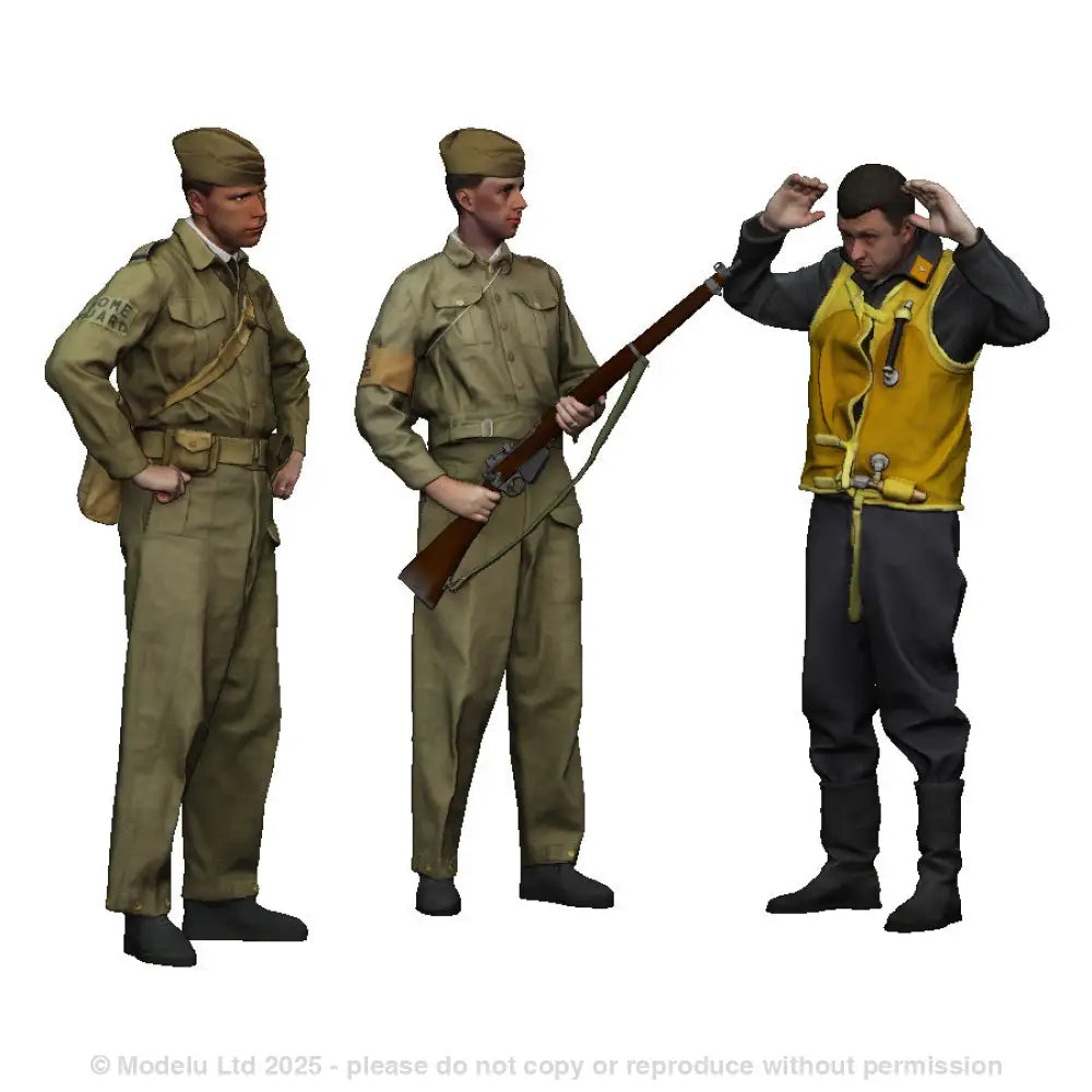 50608 Home Guard with Captured Pilot