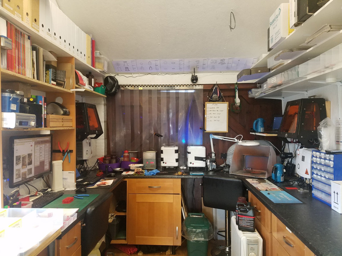 Eleven years ago, I quit a stable IT career, moved back in with my Mum aged 40, and started Modelu in a garage with a single 3D printer.