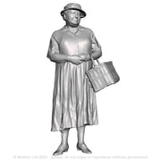 0108 Woman with basket 1x Figure Pack