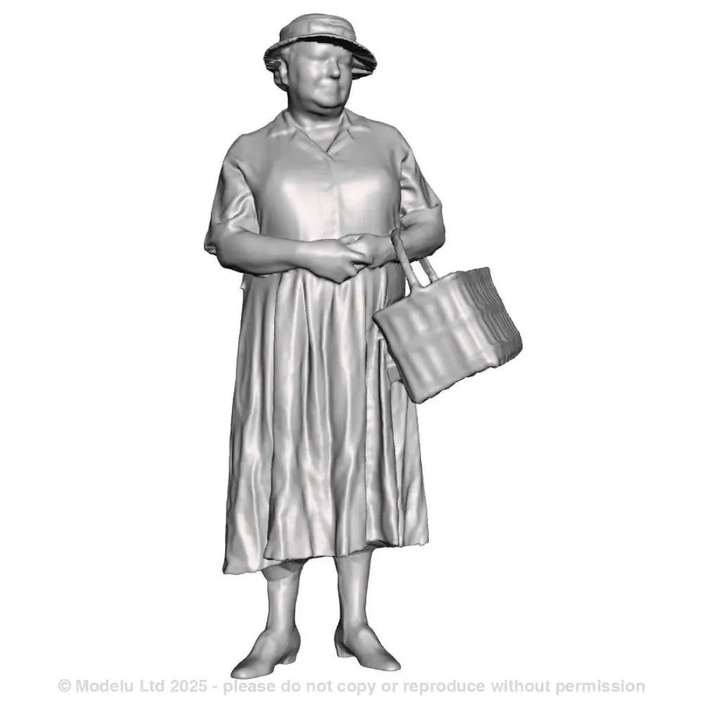 0108 Woman with basket 1x Figure Pack