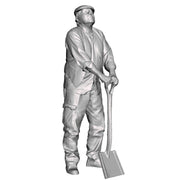 0110 Workman with shovel