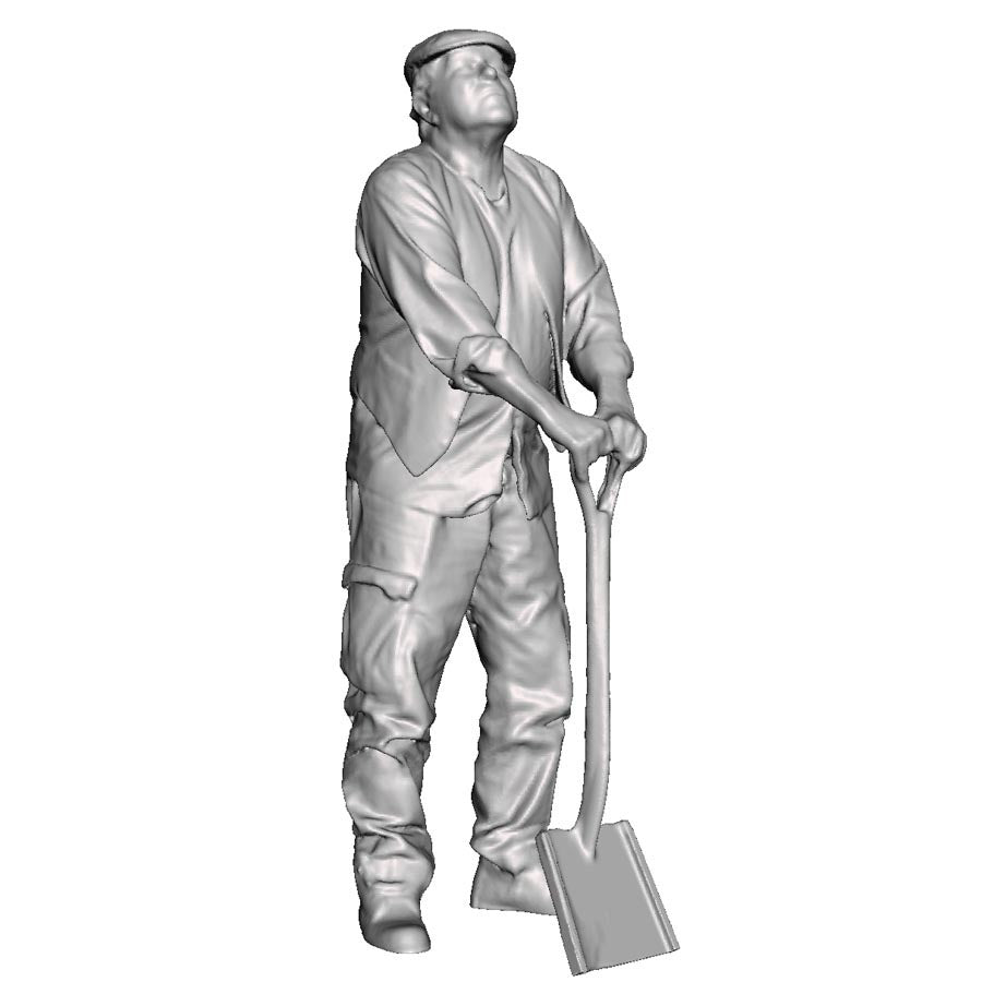 0110 Workman with shovel