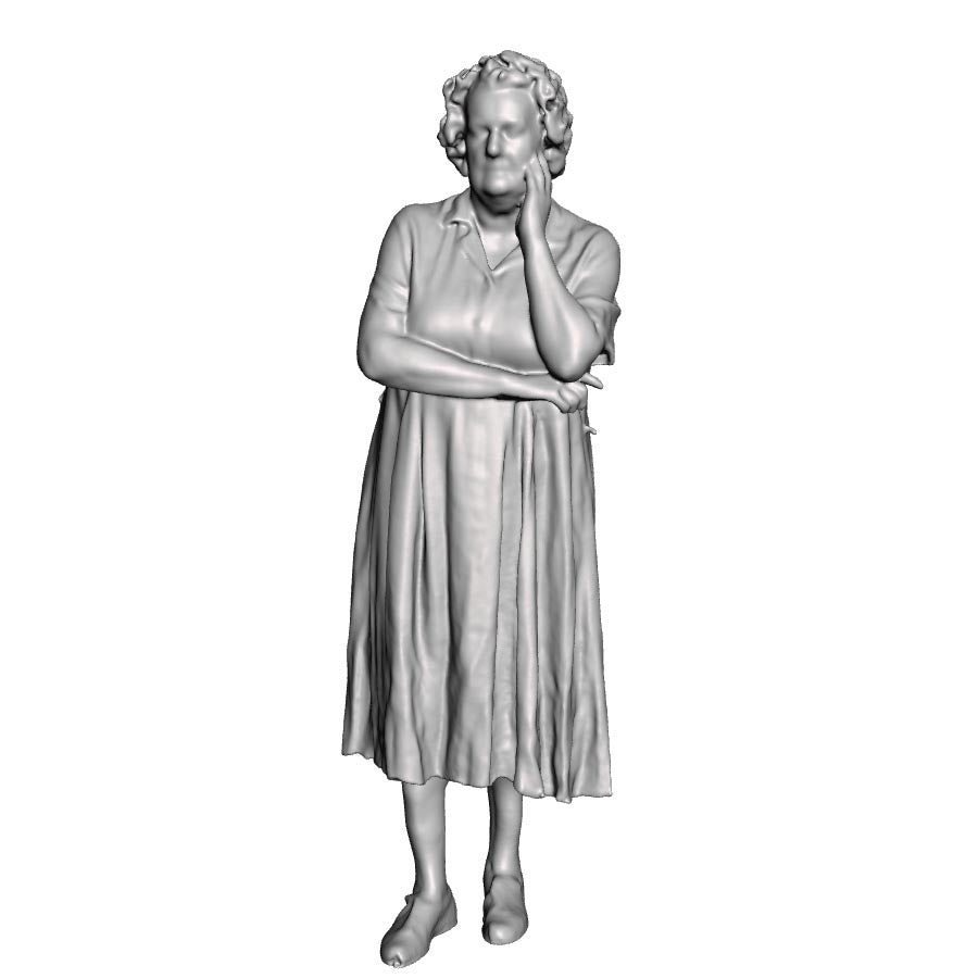 0112 Woman in conversation