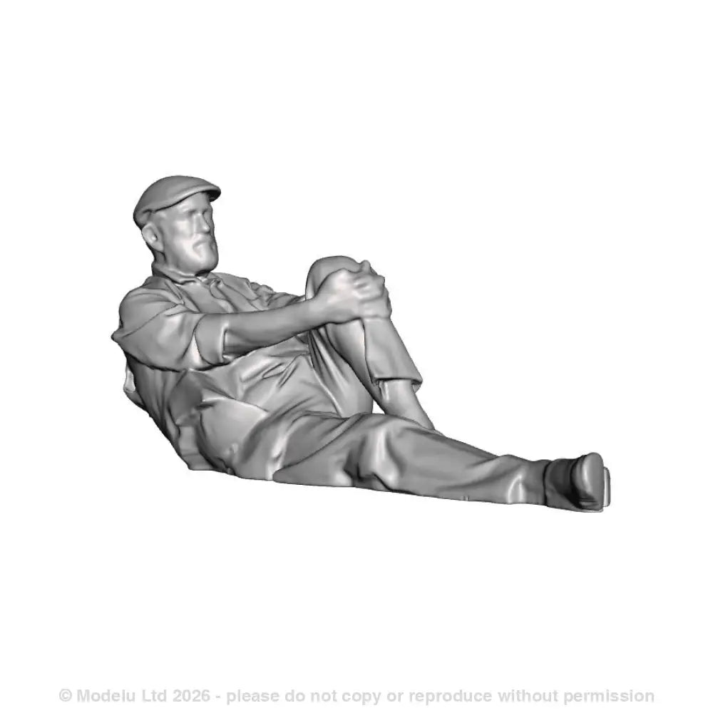 0117 Farm worker at rest 1x Figure Pack