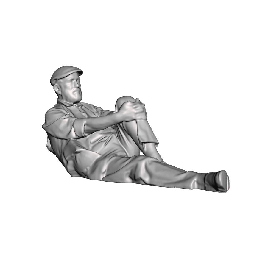 0117 Farm worker at rest