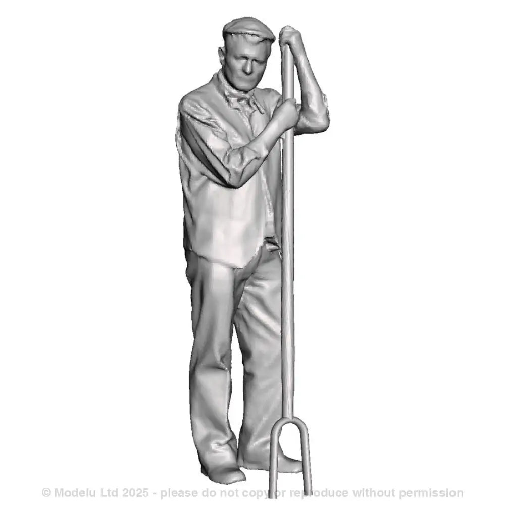 0118 Farmer with pitchfork 1x Figure Pack
