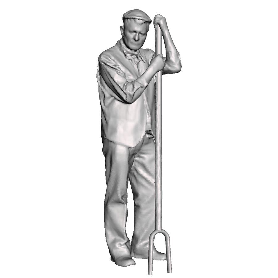 0118 Farmer with pitchfork