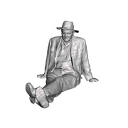 0119 Farm worker at rest