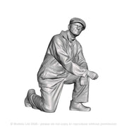 0120 Workman kneeling 1x Figure Pack