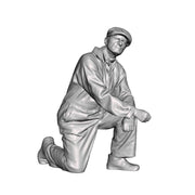 0120 Workman kneeling