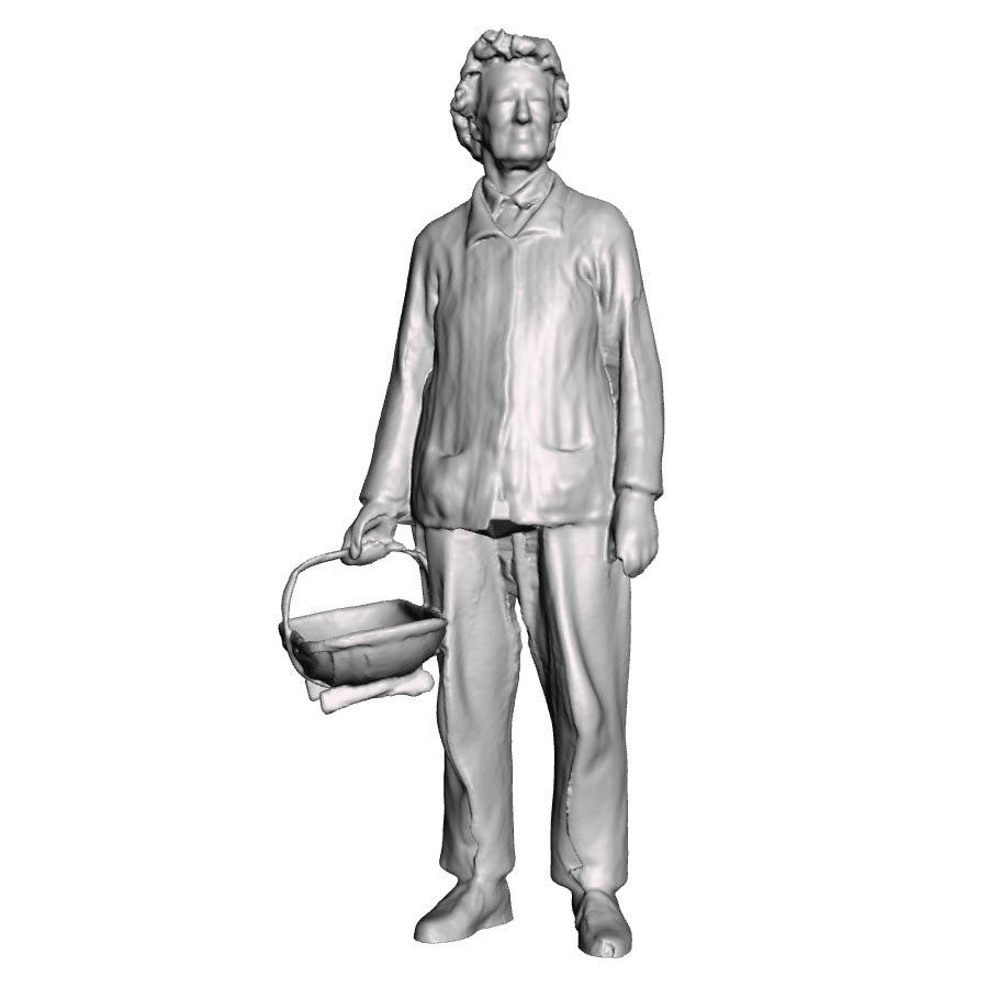 0145 Woman with trug