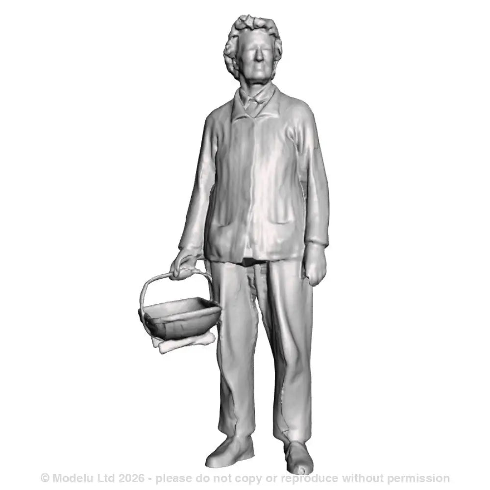 0145 Woman with trug 1x Figure Pack