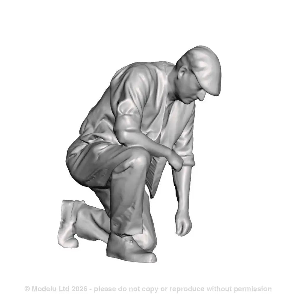 0148 Man kneeling 1x Figure Pack