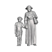 A woman with child