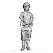 A boy with hands in pockets