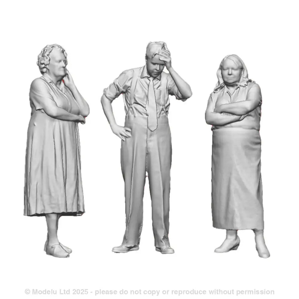 A collection of male and female people in conversation