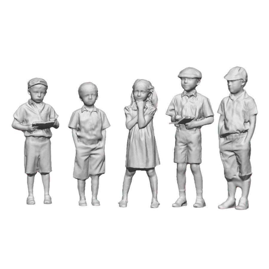 A collection of children