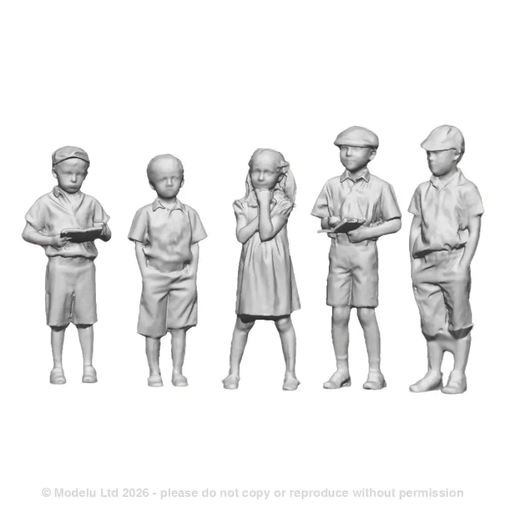 A collection of children