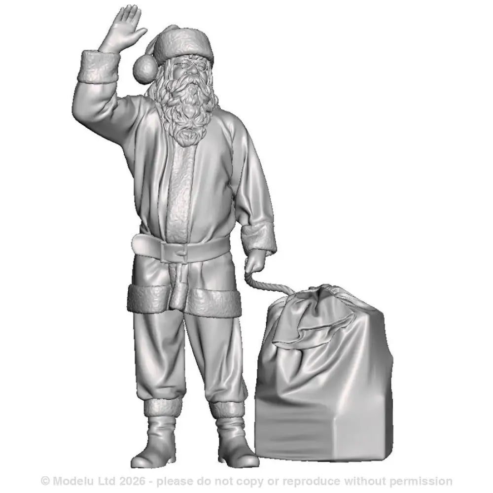 Father Christmas with a sack of presents