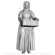 Carrie with pie seller