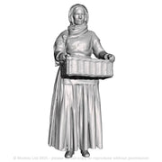 Carrie with pie seller