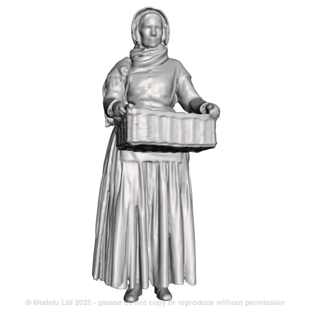 Carrie with pie seller