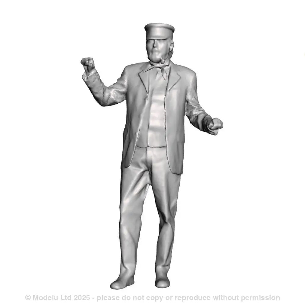 A loco driver operating a regulator