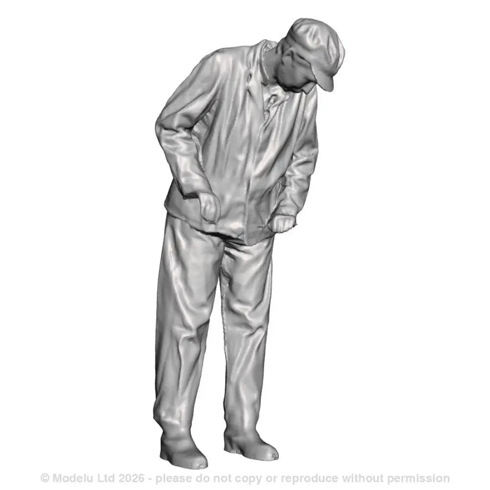 A GWR fireman looking at the injectors