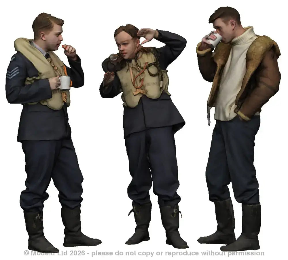 RAF Pilots in conversation