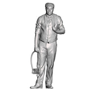 A signalman with tablet pouch