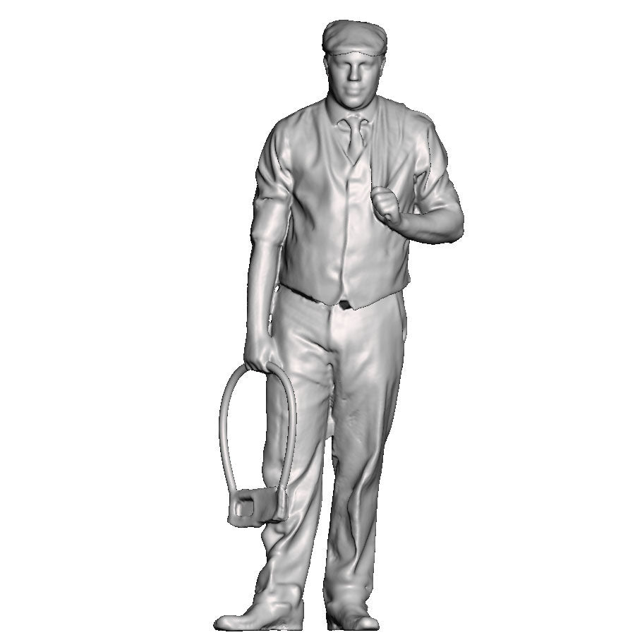 A signalman with tablet pouch