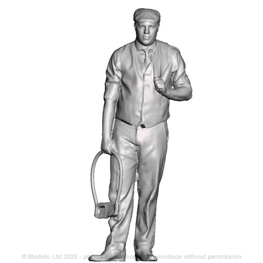 A signalman with tablet pouch