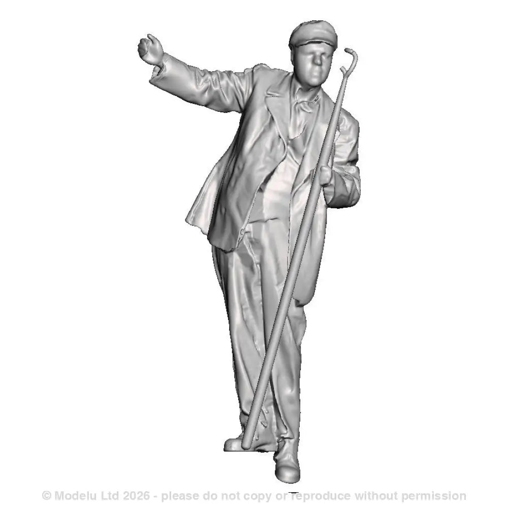 A shunter holding on