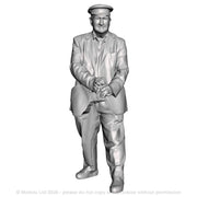 A permanant way ganger operating a point lever