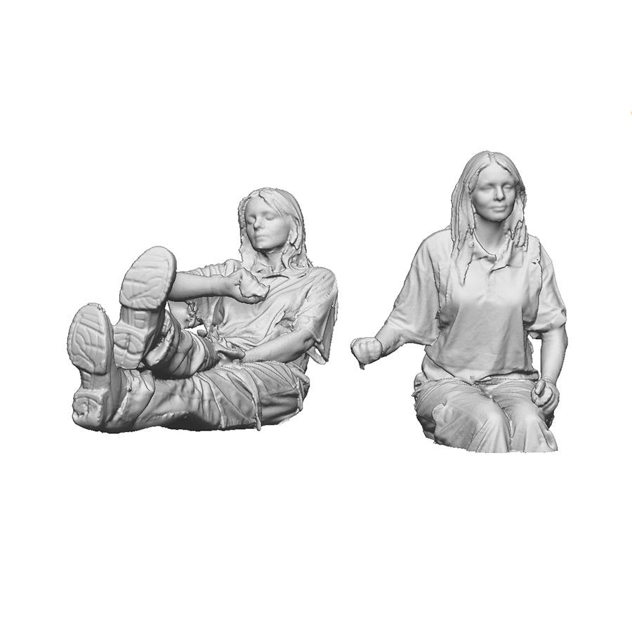 A driver and second man figure pack