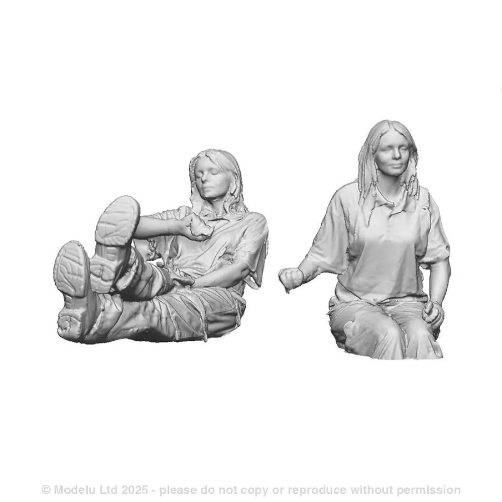 A driver and second man figure pack