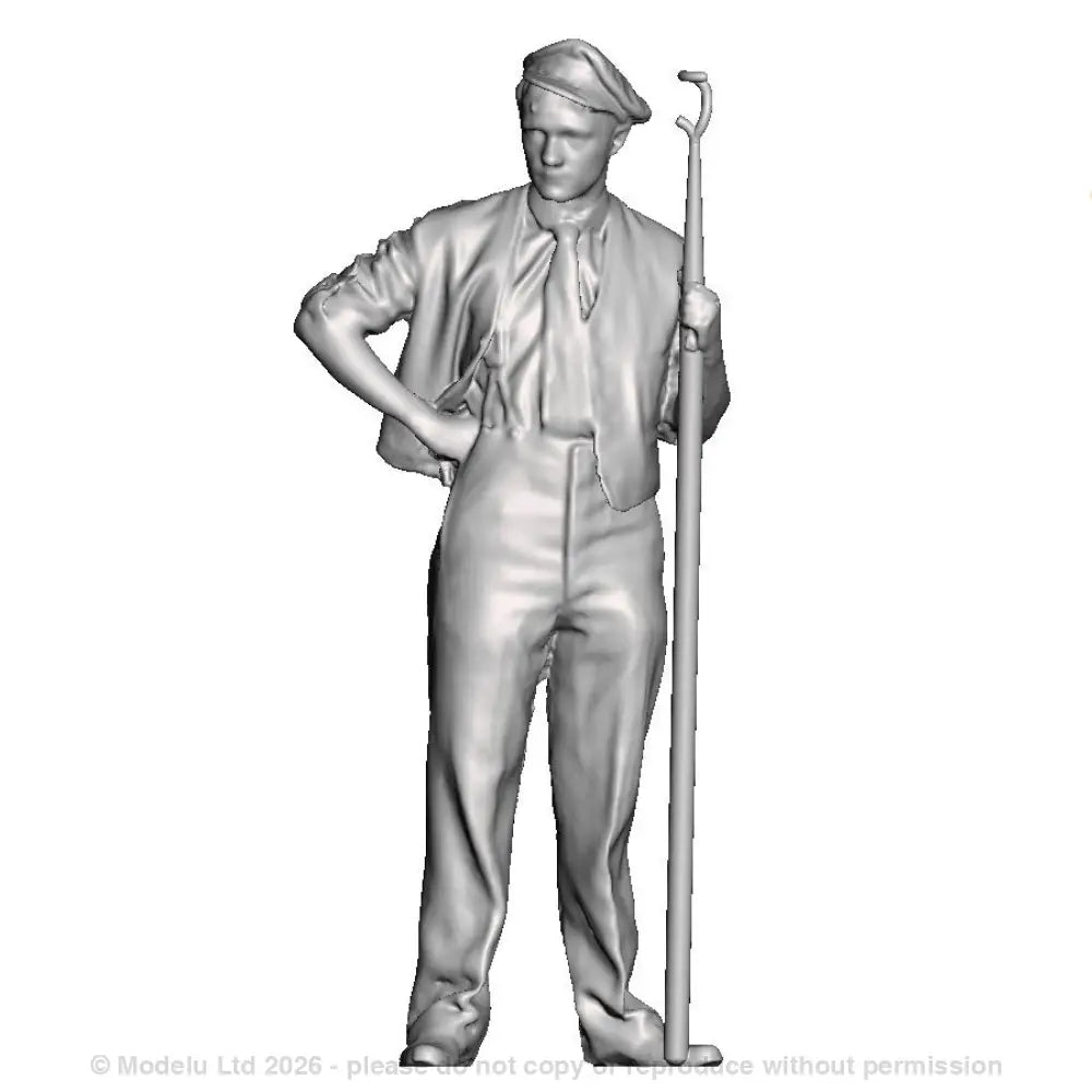 A shunter with shunters pole