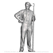 A shunter with shunters pole