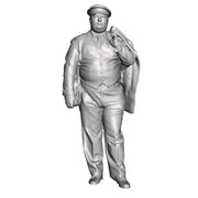 A guard with haversack and jacket