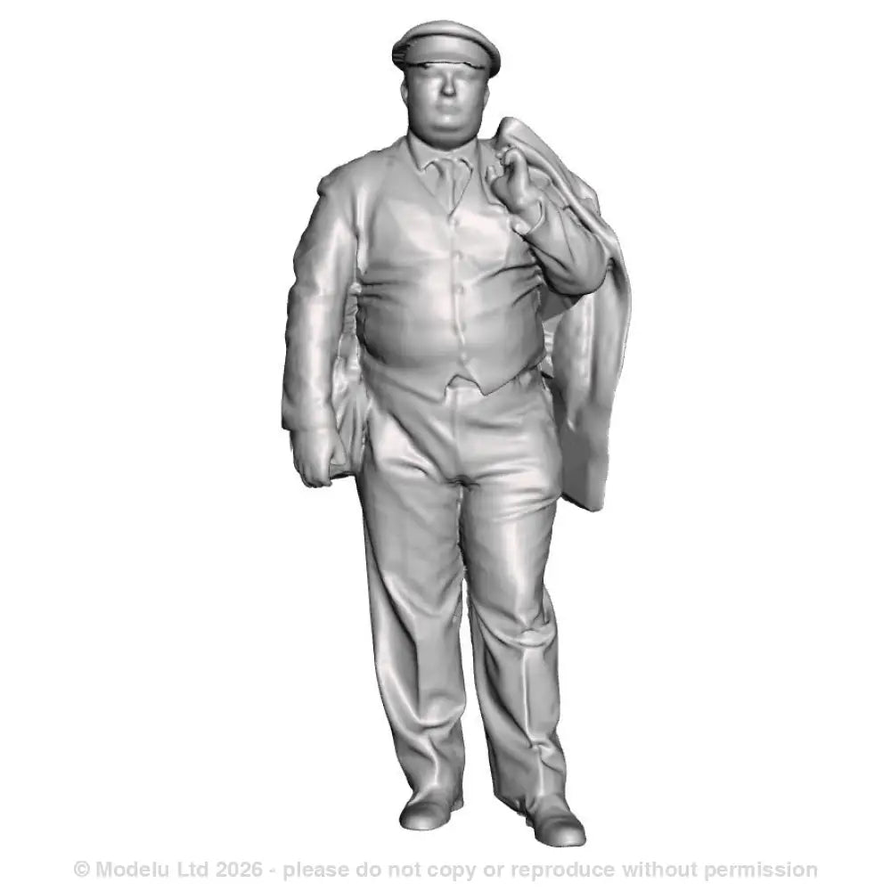 A guard with haversack and jacket