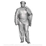 A guard with haversack and jacket