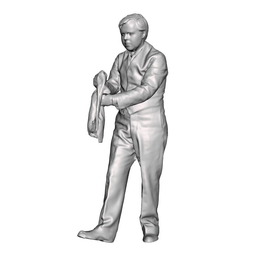 A signalman operating a lever
