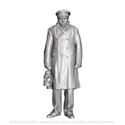 A GWR guard with hand lamp