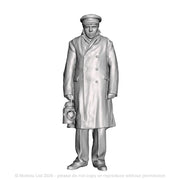 A GWR guard with hand lamp