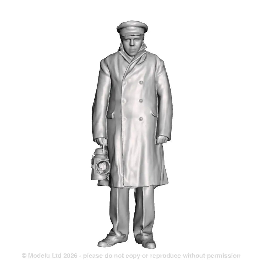 A GWR guard with hand lamp