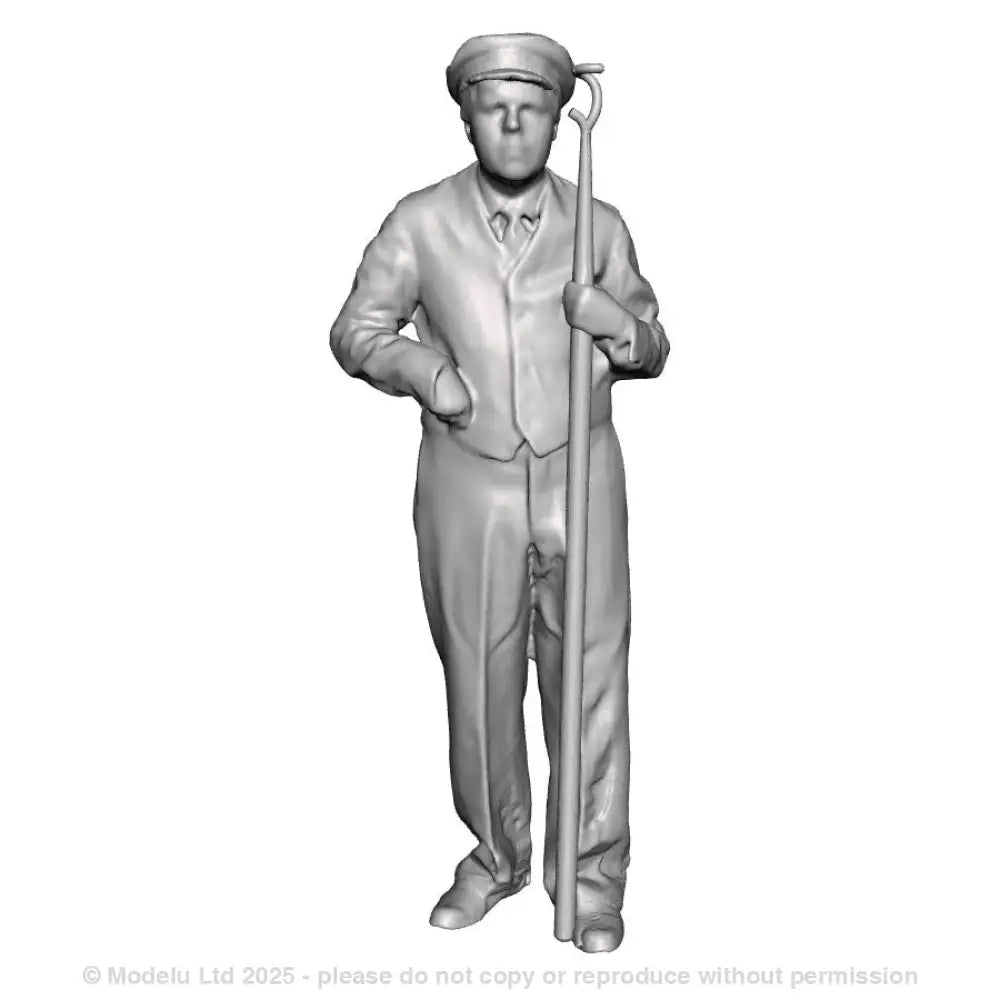 A shunter with shunters pole