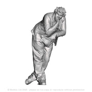 A loco crew man leaning