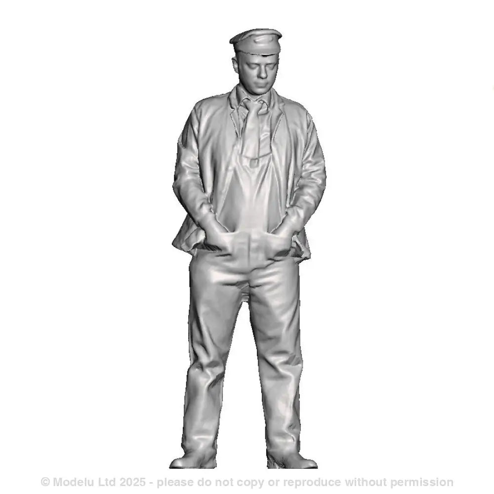 A loco crew man with hands in pockets